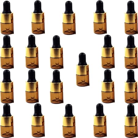 Amazon ルボナリエ アロマオイル アロマ ボトル エッセンシャルオイル 精油 ガラス瓶 小分けボトル 遮光瓶 小瓶 スポイト アロマオイル 1ml スポイト 1本 セット ルボナリエ Lebnelie アロマ保存容器