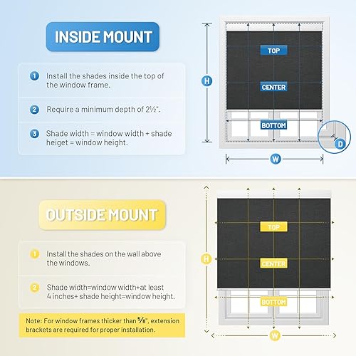 Miniatura 5 de CITOLEN Persianas motorizadas con cubierta de cenefa, persianas inteligentes mejoradas, de tela de pasto, persianas eléctricas con control remoto,