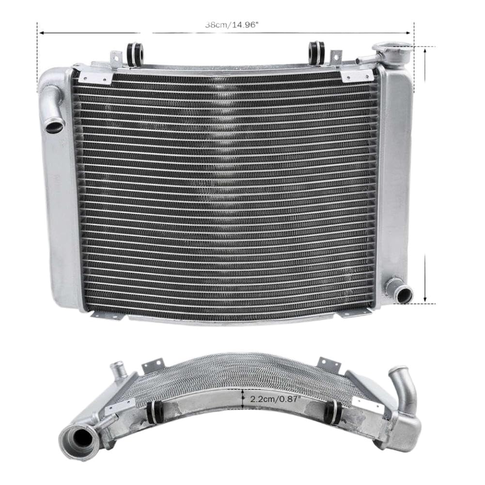 Radiatore di raffreddamento del motore in alluminio compatibile con NSR 250 1991 1992 1993 1994 1995 1996 1997 1998