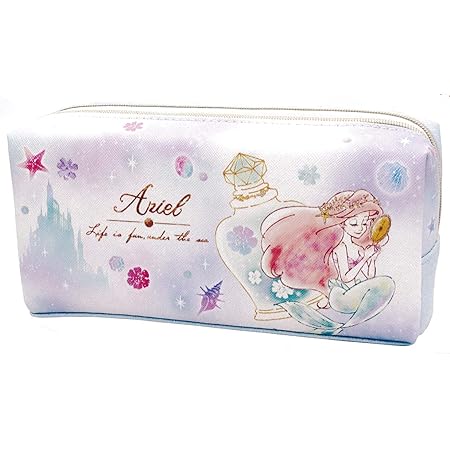 Amazon ディズニープリンセス ツインファスナーペンケース アリエル ふでばこ ペンポーチ ペンケース 文房具 オフィス用品