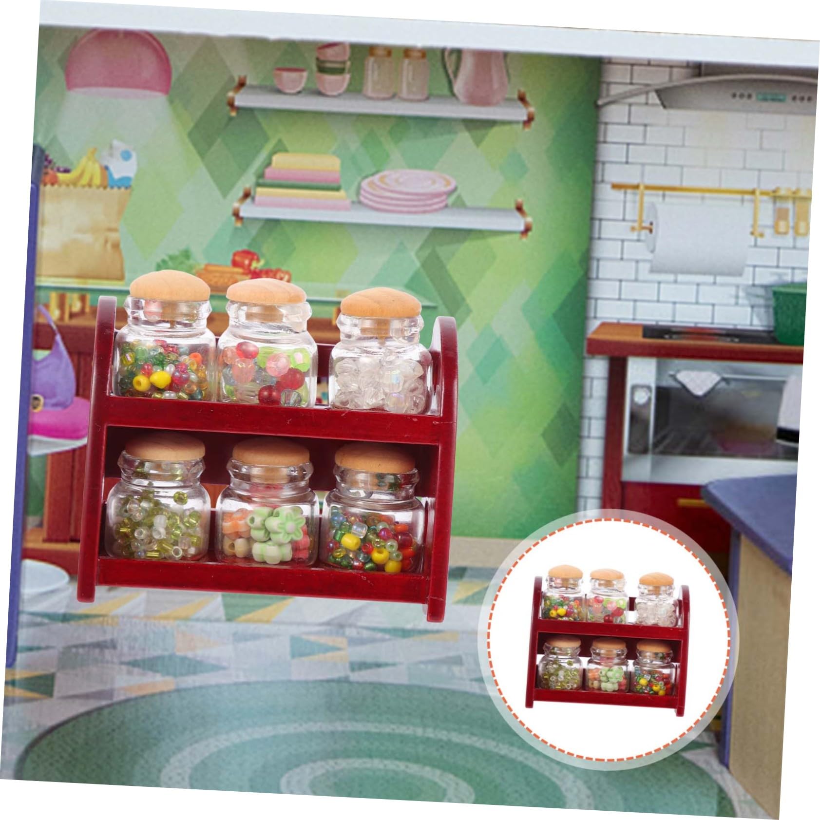 Pot De Bonbons De Maison De Poupée Bonbonnière Miniature Mini Pots De