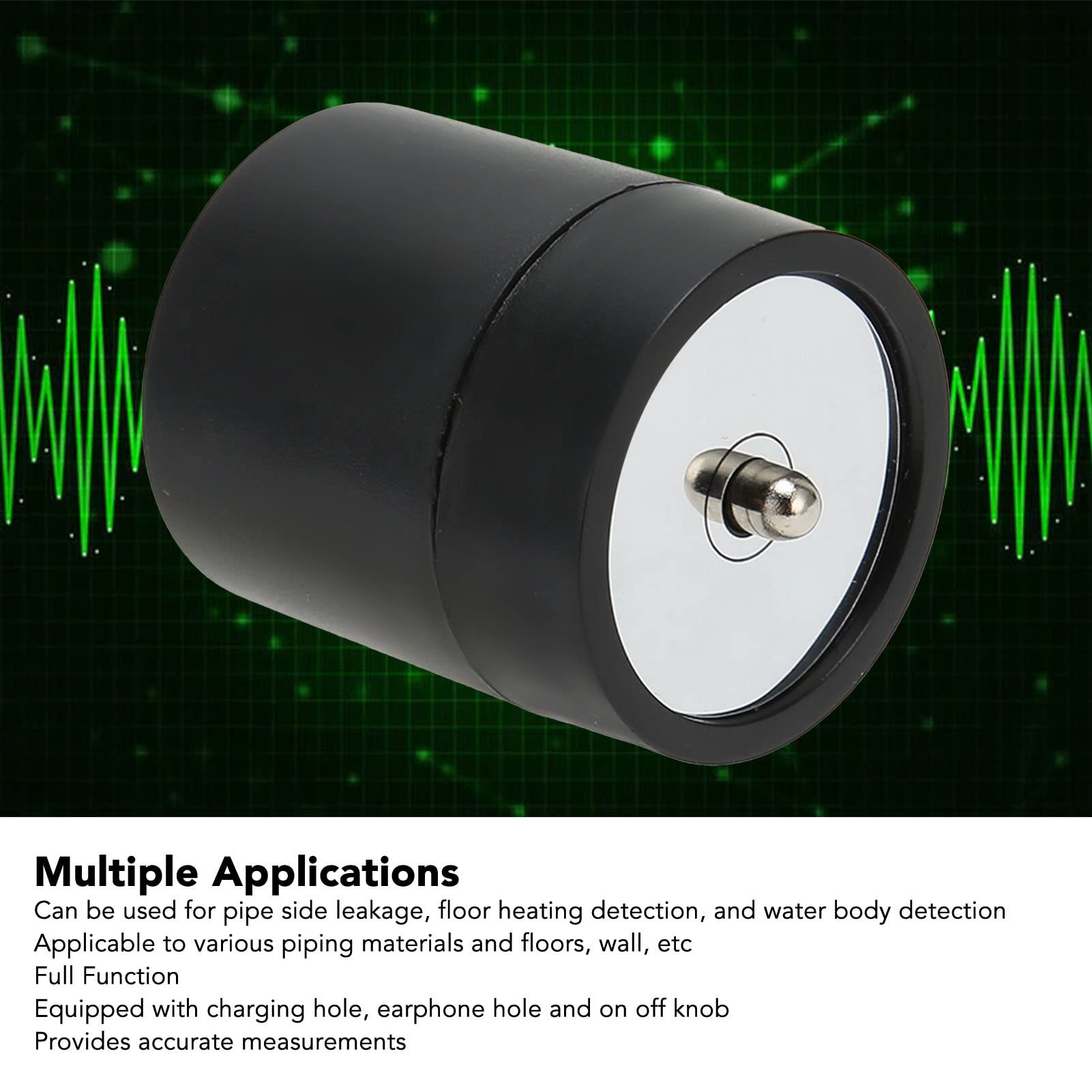 Amplificatore per Microfono Attraverso la Porta a Muro, Rilevatore di Ascolto Vocale per Microfono a Parete, Amplificatore per Strumento Vocale Attraverso la Porta