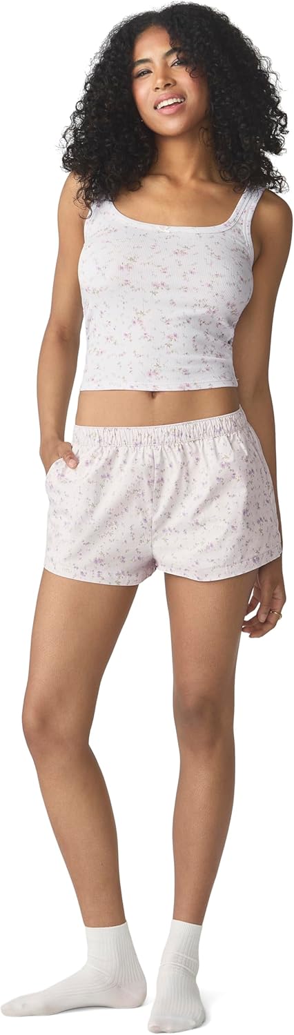florence by mills Women's Garden Party Cotton Boxer Short