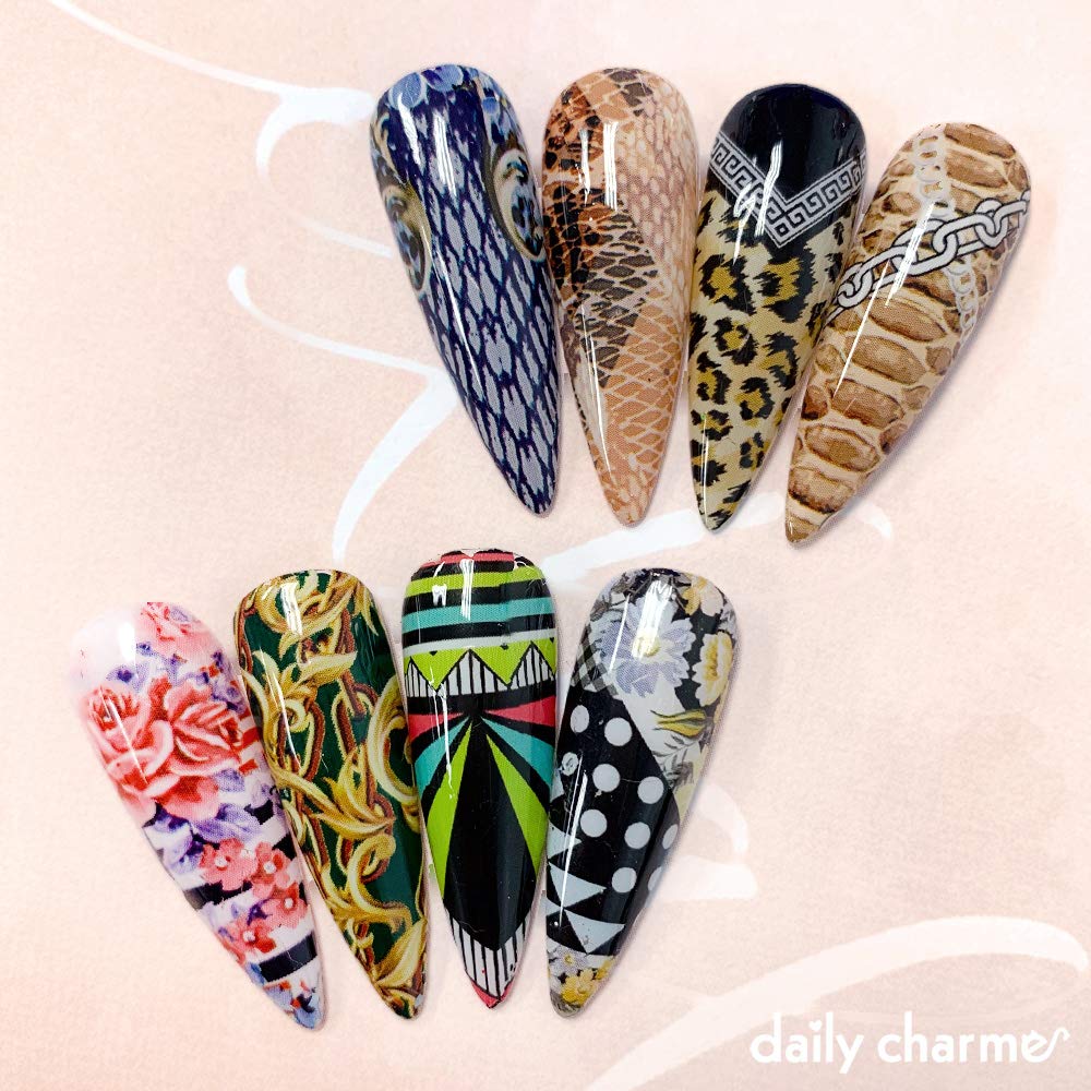 Daily Charme Nail Art Foil Paper (Bundle of 6) (Fashionista)