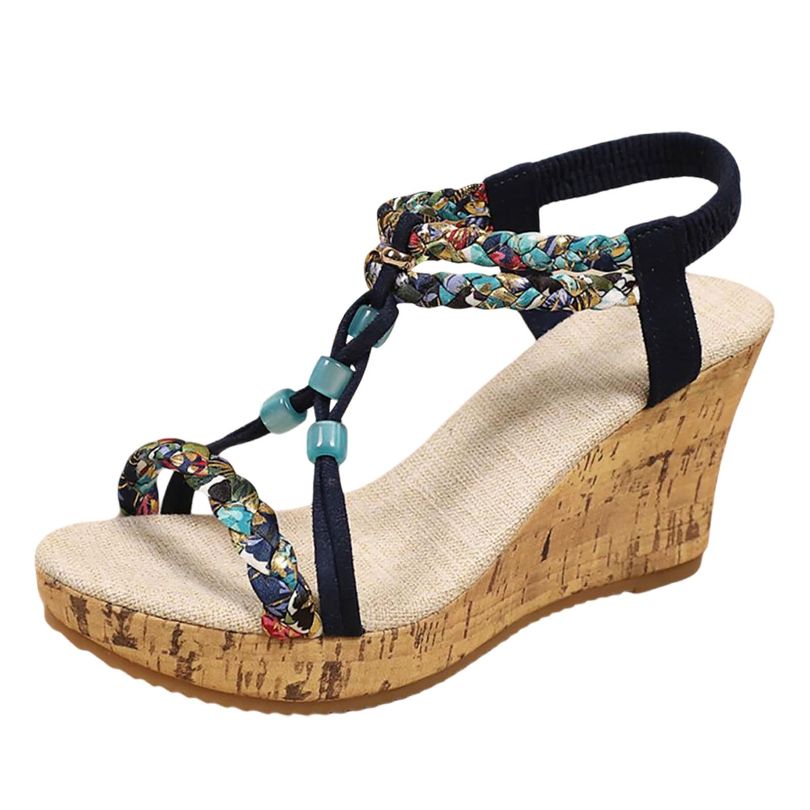 Sandali estivi moda in mesh traspirante con puntale antiscivolo, comode calzature da spiaggia