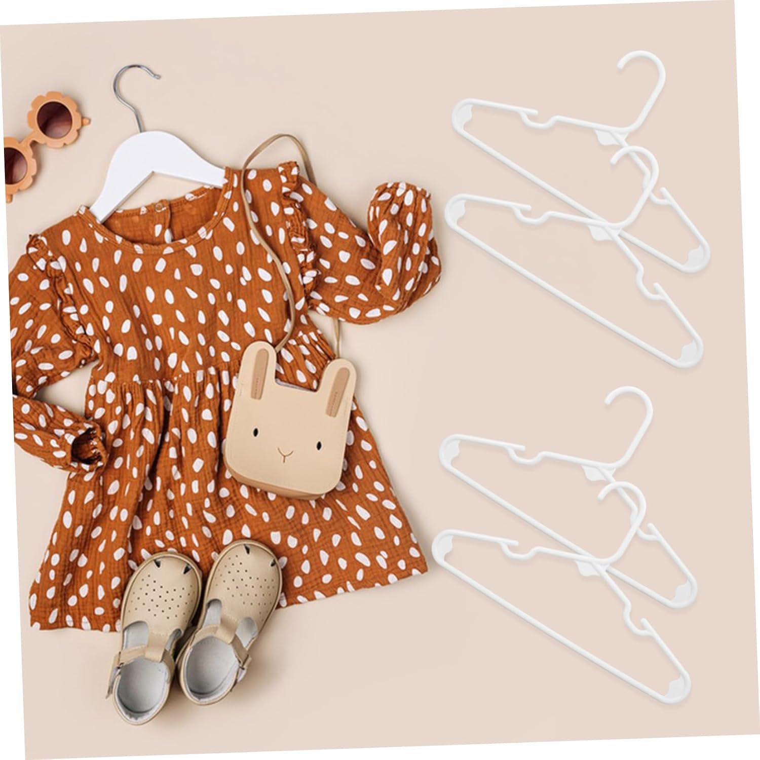 10pcs Nonslip Boys and Girls Clothing Hangers Boys and Girls Coat Hangers for Closet and for Nursery