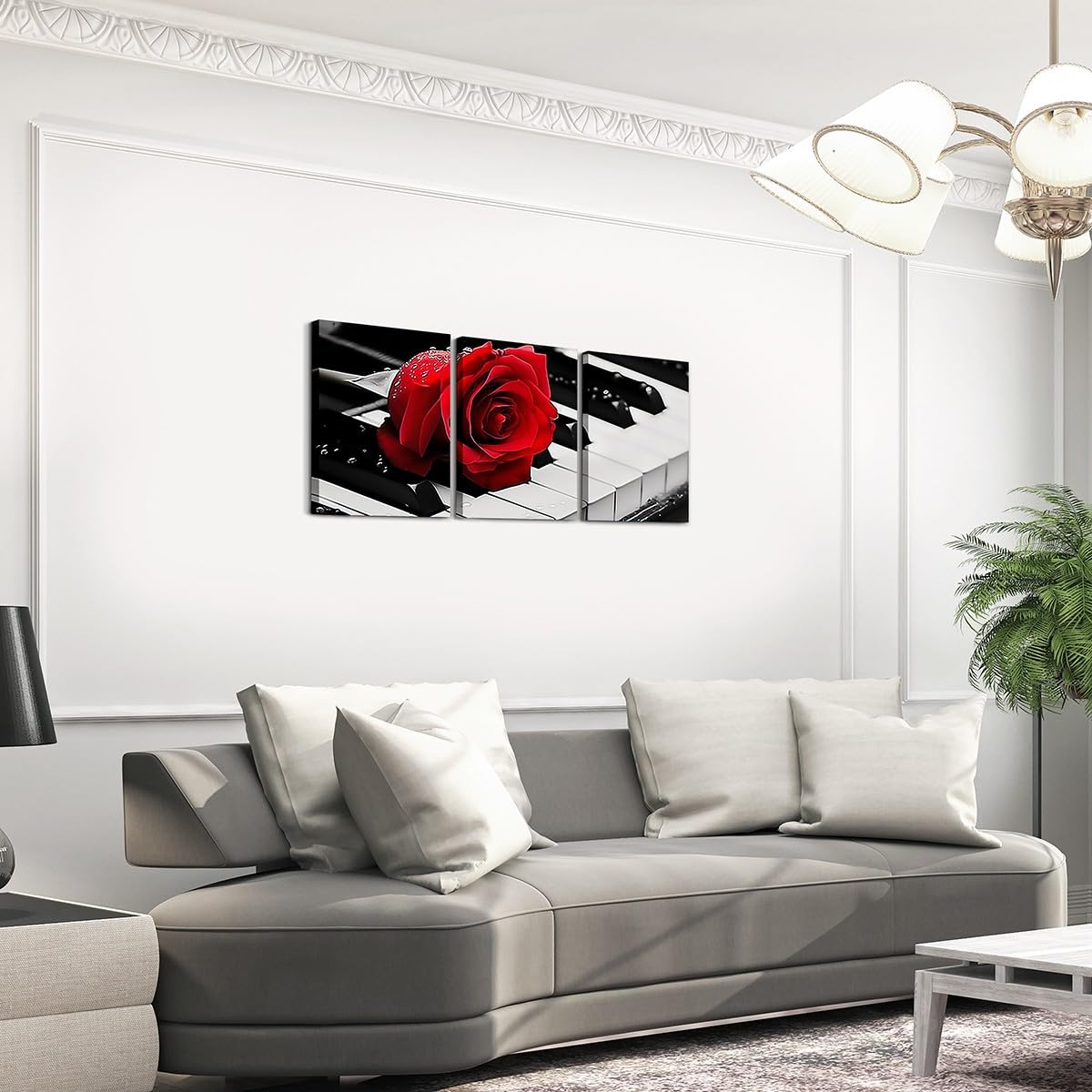Amazon.com: Erosebridal Piano Keyboard Music Pictures Wall Decor