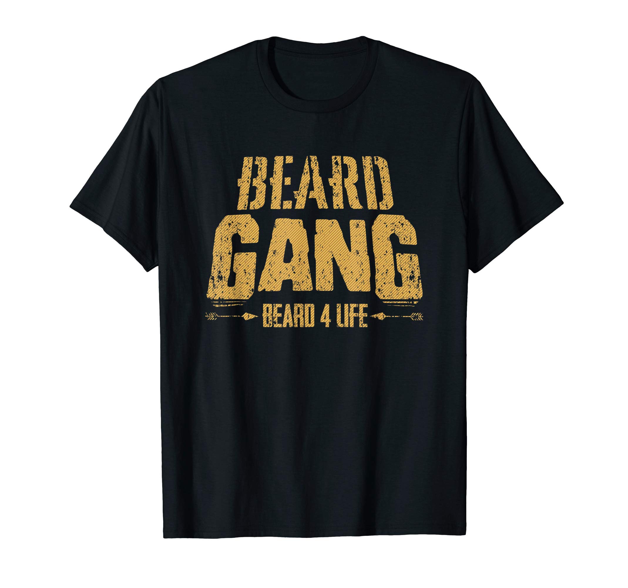 Mens Beard Gang Beard for Life Retro Vintage Bearded Men T-Shirt