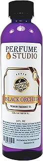 Black Orchid Fragrance Oil for Making Candle, Soap, Lotion, Perfume, Cologne, Incense, Bath Bomb, Diffusers, Plug in Refills, Oil Burners. Premium Quality Undiluted Pure Perfume Oil (Black Orchid 4oz)