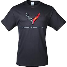 C8 Corvette Next Generation Carbon Flash T-Shirt Medium, Charcoal