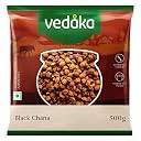 Amazon Brand - Vedaka Popular Unpolished Black Chana, 500 g gallery image