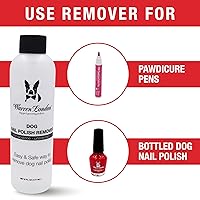Vista 5 de Warren London - Removedor de esmalte de uñas para perros Fórmula sin acetona Uso con bolígrafos de esmalte Pawdicure y otros esmaltes de uñas