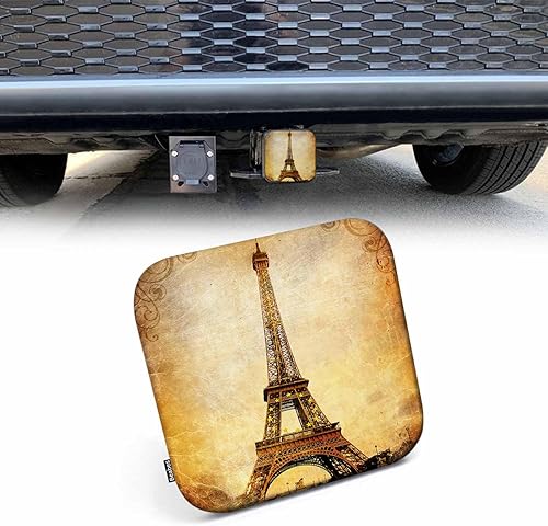 Vista 99 de Cubierta de enganche de receptor de 2 pulgadas, teñido anudado, tinta arco iris, teñido anudado, cubiertas de enganche de goma resistentes