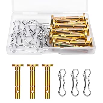 Review 10pcs Shear Pins for Snowblower and 10pcs Cotter Pins Replacement Parts for 738-04124 and 714-04040 Snowblower Compatible with MTD Craftsman Cub Cadet Troy Bilt