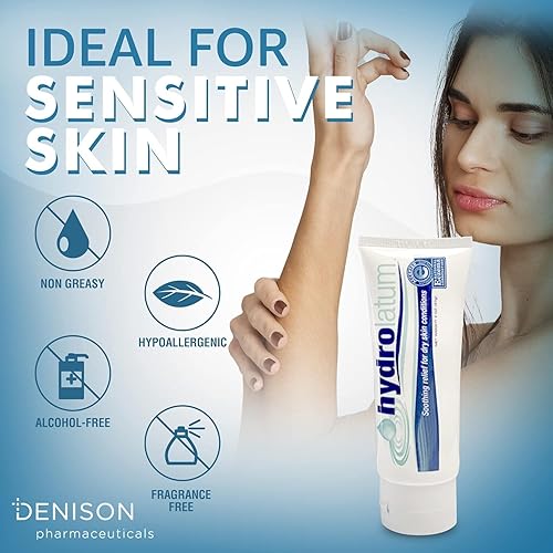 Miniatura 3 de Crema para piel seca, hidratante para pieles sensibles y extra secas, loción corporal nutritiva para hombres y mujeres, 2 onzas