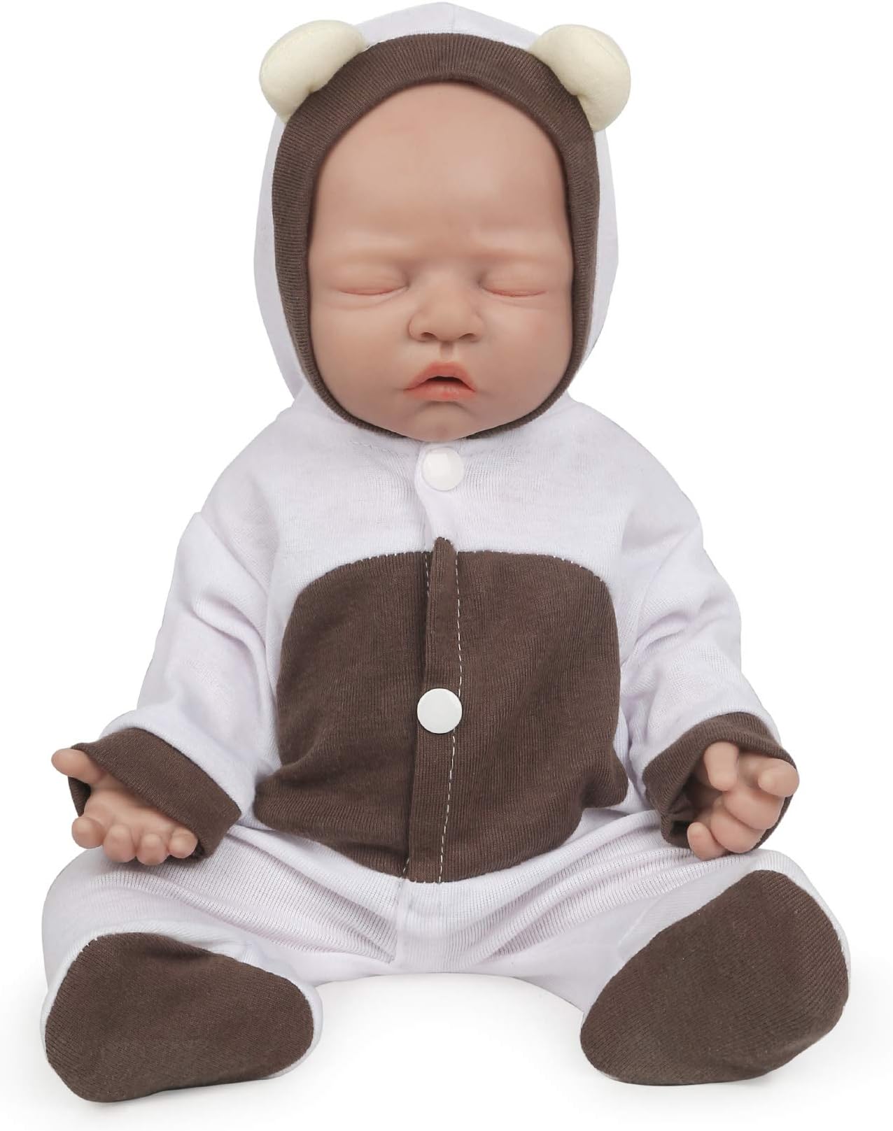 Vollence 12 inch Realistic Silicone Babies Anatomically Correct Cute Silicone Dolls for Kid Birthday Collectible Gifts - Girl