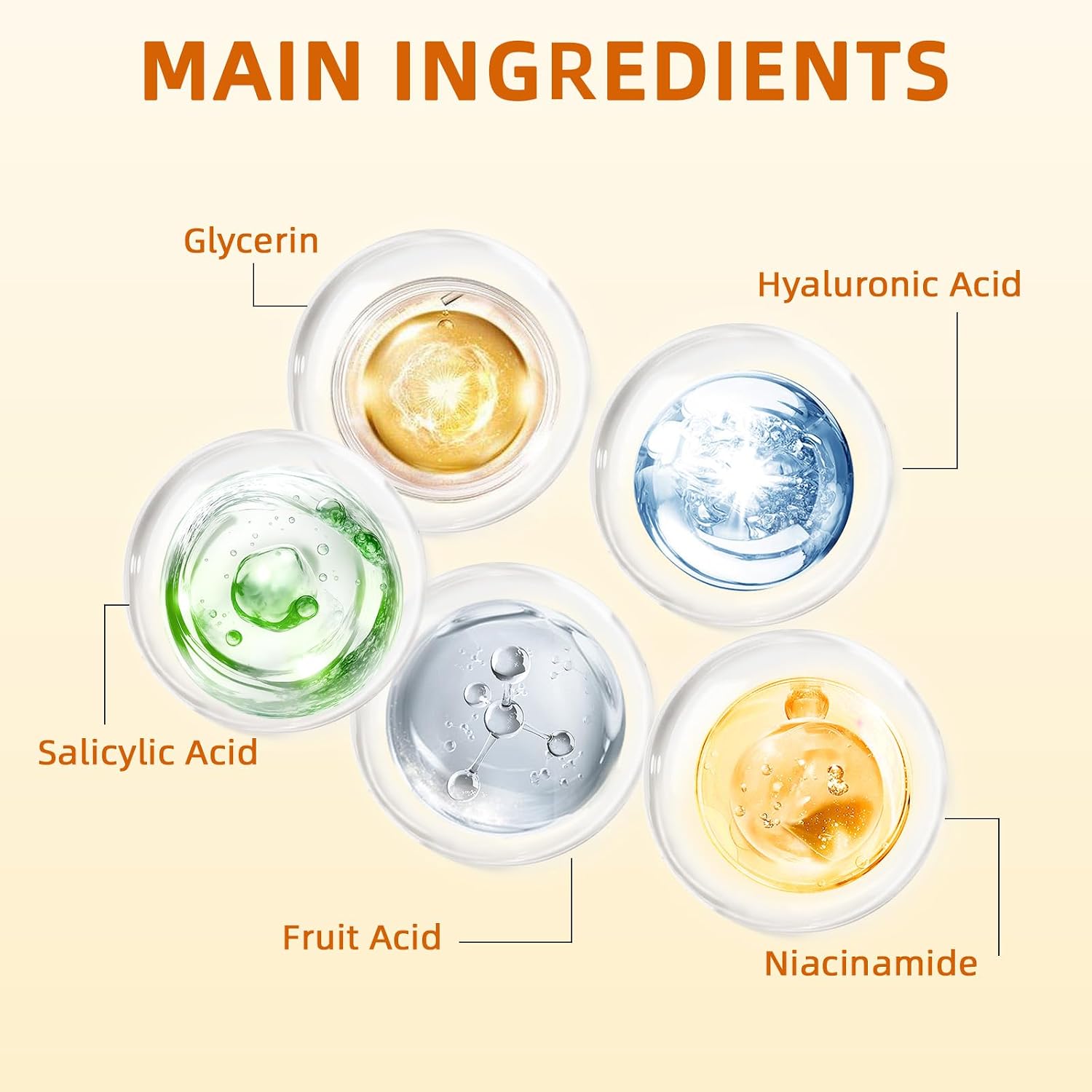 Orange Enzyme Facial Exfoliating Gel – Hydrating Peeling Scrub, Deep Clean Pores & Remove Blackheads, Non-Abrasive Face/Body Exfoliator for All Skin Types, 2.12oz (60g)