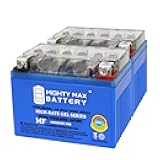 Mighty Max Battery YTX4L-BS GEL Battery for ATV Quad Dirt/Pit Bike 50/70/110/125 CC (2 Pack)