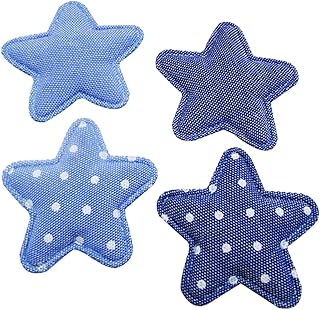 COHEALI Jeans Bordado À Mão Decoração Denim Mochila 40Pcs Remendos De Mochila Remendos De Reparo De Jeans Remendos Bordados Costurados Em Apliques Remendos De Denim Ferro Em Remendos