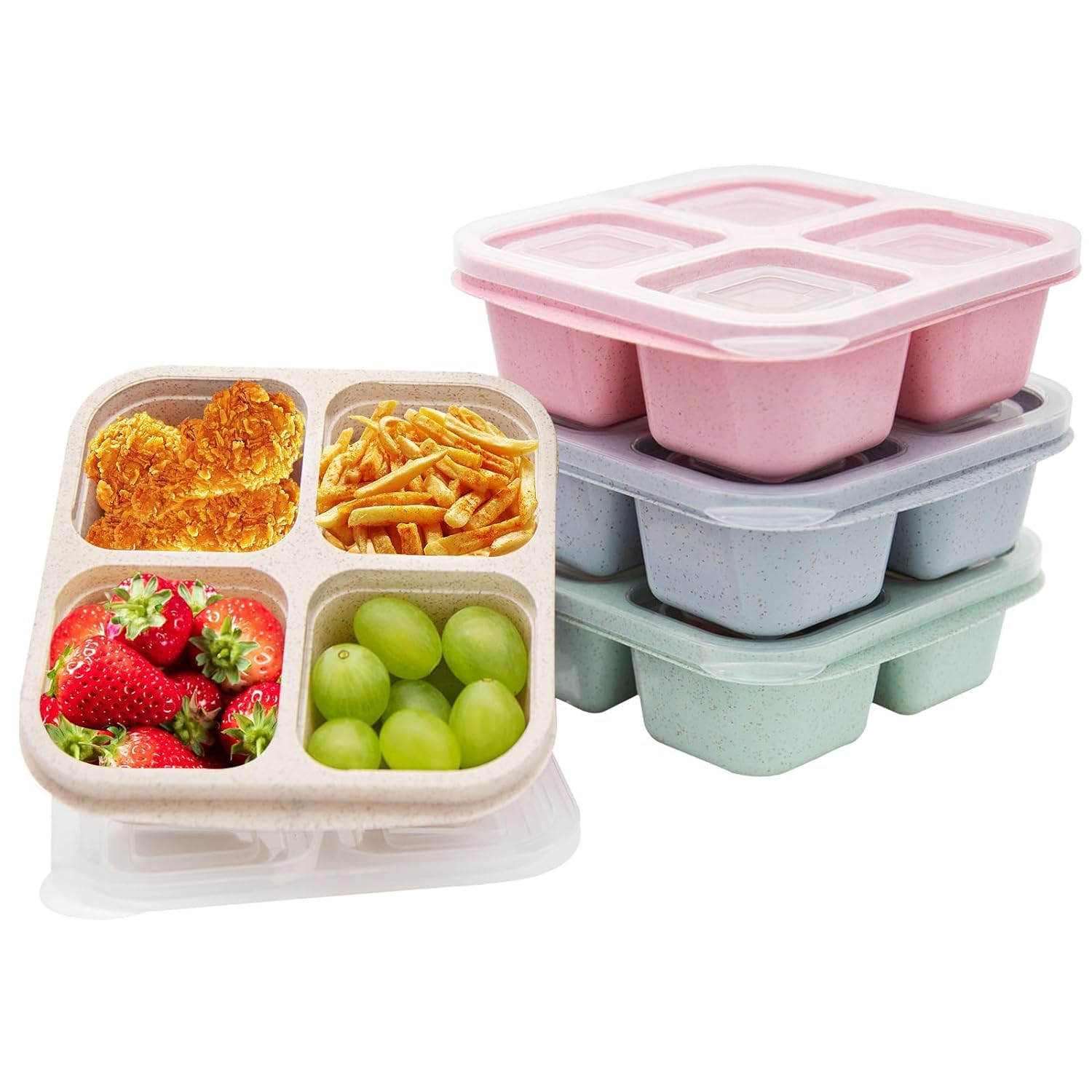 See full amazon price history chart for OMORTEX Bento Snack Containers with 4 Compartment (Pack Of 4) OMORTEX Bento Snack Containers with 4 Compartment (Pack Of 4) (B0D5878CZB) Amazon Price History, Amazon Price Tracker
