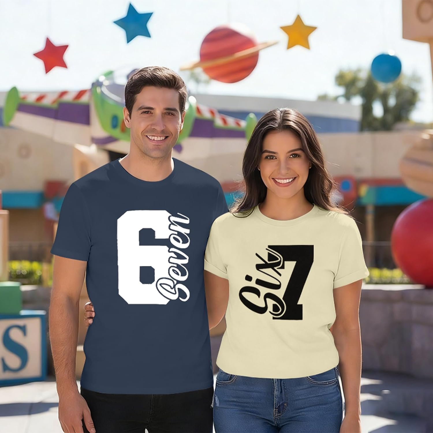 Toy Dad Shirt Toys Mom T-Shirts Funny Mama and Dada Shirts Matching Birthday Top Family Vacation Cartoon Tee - Image 3