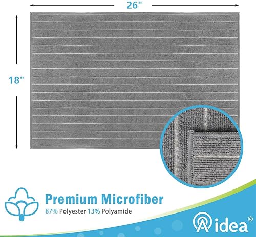 Miniatura 2 de AIDEA - Paños de limpieza de microfibra, muy suaves, altamente absorbentes, sin pelusas, sin rayones; para uso en el hogar, cocina, automóvil,