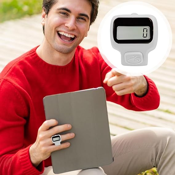Clicker Counter Multifunctional Portable | Digital Finger Counter for Outdoors Fitness School Workplace Home Office Classroom Gym Hiking Running Walking Exercise Daily