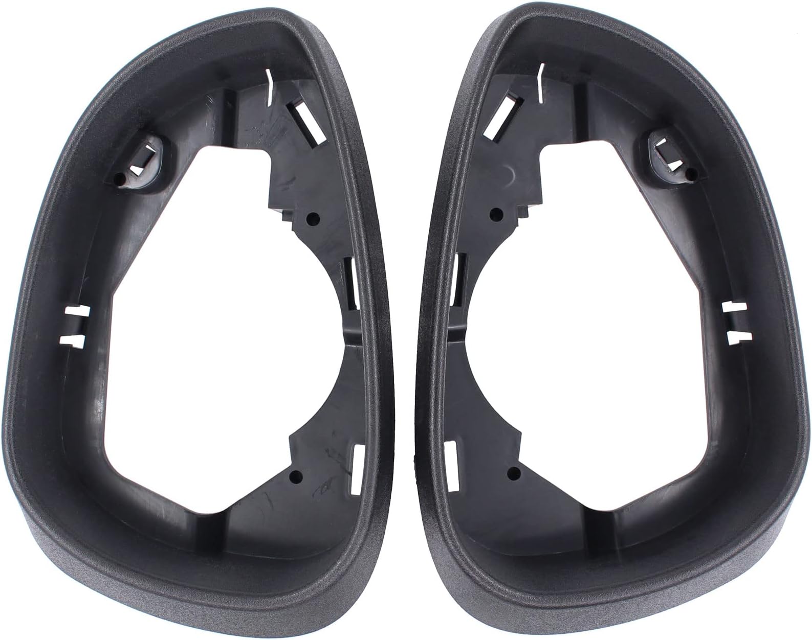 Door Wing Mirror Frame Cover for Ford Fiesta MK7 2008-2017 Rearview Mirror Cap Left and Right Side Pair