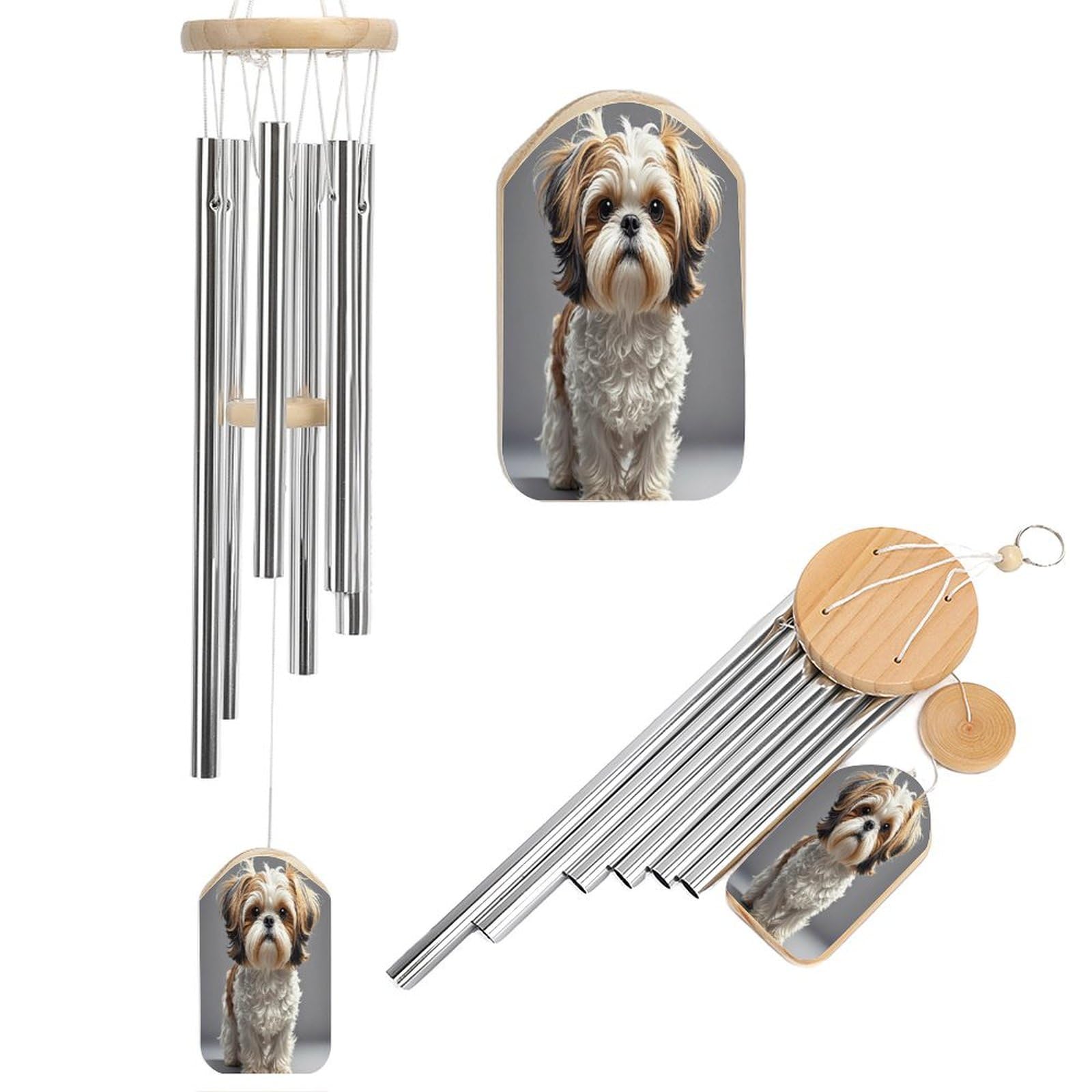 Amazon.com : Shih Tzu Dog Wind Chimes Soothing Melodic Tones Wind
