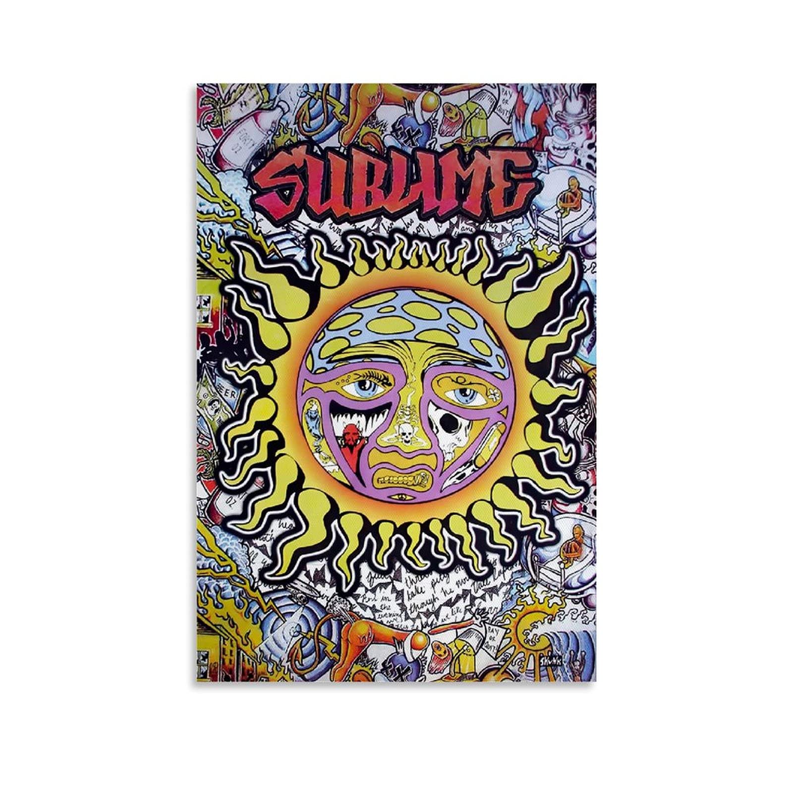 Amazon.com: Sublime Sun Canvas Art Poster and Wall Art Picture