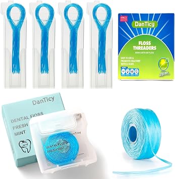 Floss Threaders, Deep Clean Dental Floss Threader for Braces