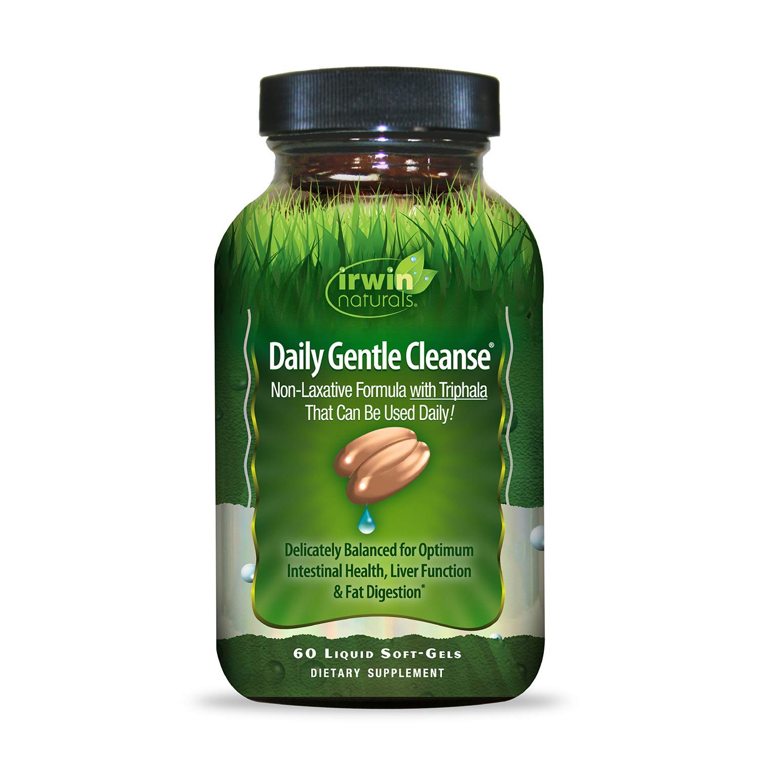 Irwin NaturalsDaily Gentle Cleanse - Non- Formula with Triphala - 60 Liquid Softgels