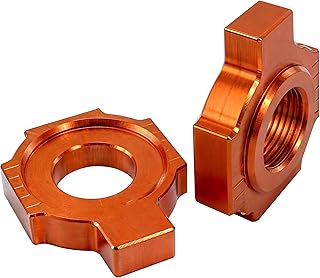 2Pcs Axle Block Chain Adjuster Replacement Part For KTM EXC SX MXC 125 200 250 300 380 400 450 520 525