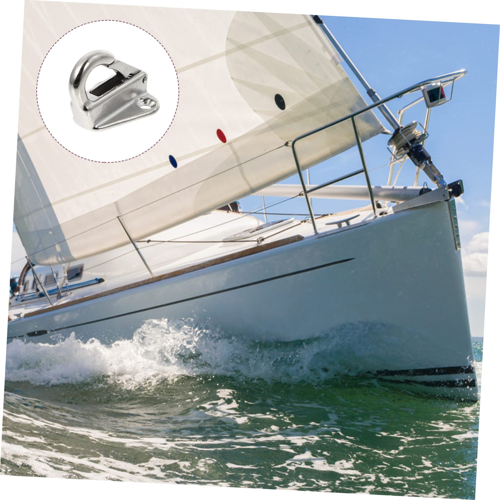 HANABASS Kotflügelhaken Boot zubehör Boat Accessories Schmutzbrett-Haken notwendige Schmutzbretthaken Dirt Board Haken tragbare Jachthaken Schiffshaken Rostfreier Stahl
