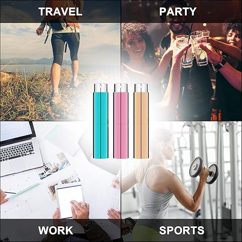 Miniatura 7 de Vitog Botella de perfume de viaje recargable, a prueba de fugas, juego de botellas de aerosol recargables para viajes (3 piezas) dispensador de