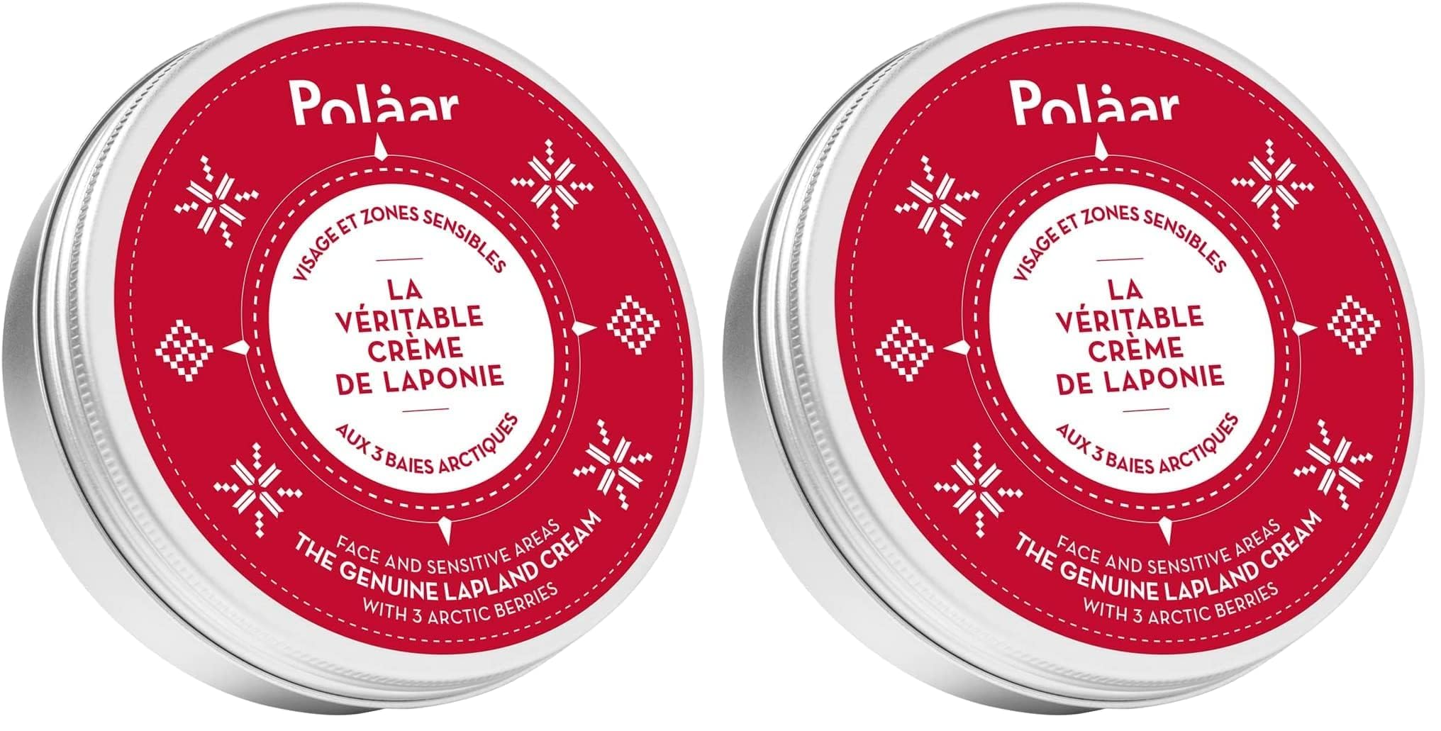 Polåar - Crème Nourrissante Visage et Zones Sensibles La Véritable Crème de Laponie aux 3 Baies Arctiques - Nourrit, Répare, Protège - Peaux Sèches, Sensibles - 95% Naturel, Made in France - 100 ml