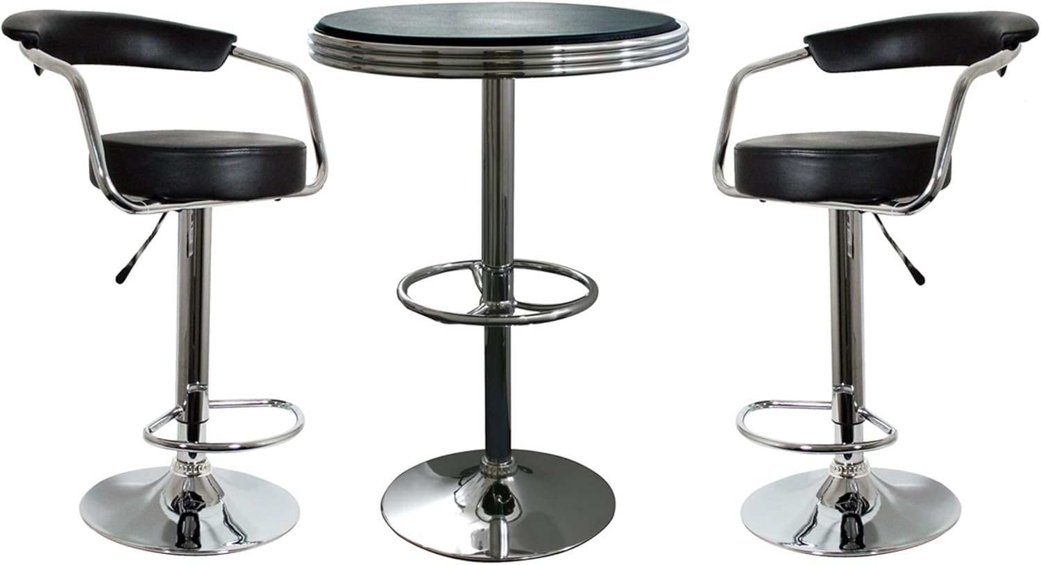 Amerihome BSSET7 Adjustable Height Bar Set Home & Kitchen