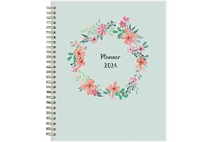 Blue Sky 2024 Weekly and Monthly Planner 7x9
