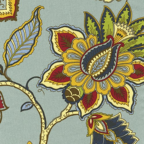 Twill & Birch Celine Twill & Birch Tie Up Drape Shade Valance, 33" X 29", Provence #TOP2