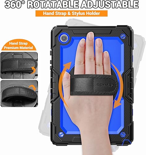 Miniatura 113 de SEYMAC Funda para Samsung Galaxy Tab S10 Lite/S10 FE/ S9 FE/ S9 5G (10.9''/11''), resistente a prueba de golpes con protector de pantalla, soporte