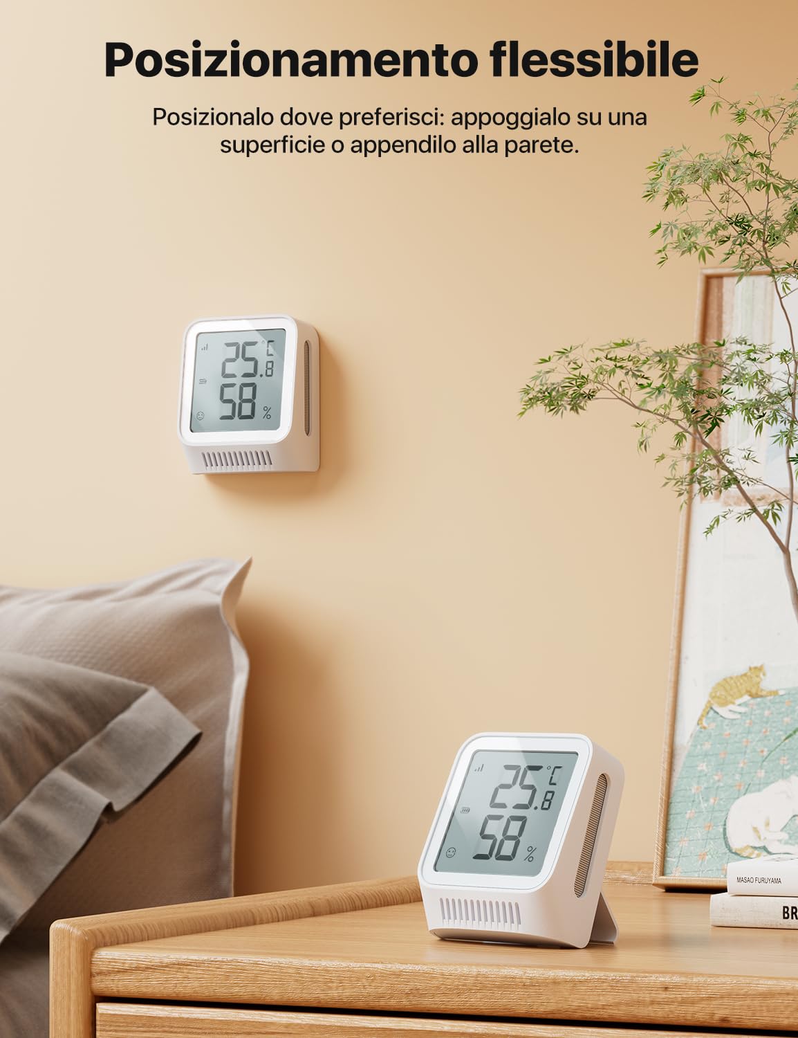 X-Sense Kit Casa Intelligente: 1 Rilevatore di Fumo e CO, 1 Termoigrometro, 1 Base Station, Compatibile con l'App X-Sense Home Security