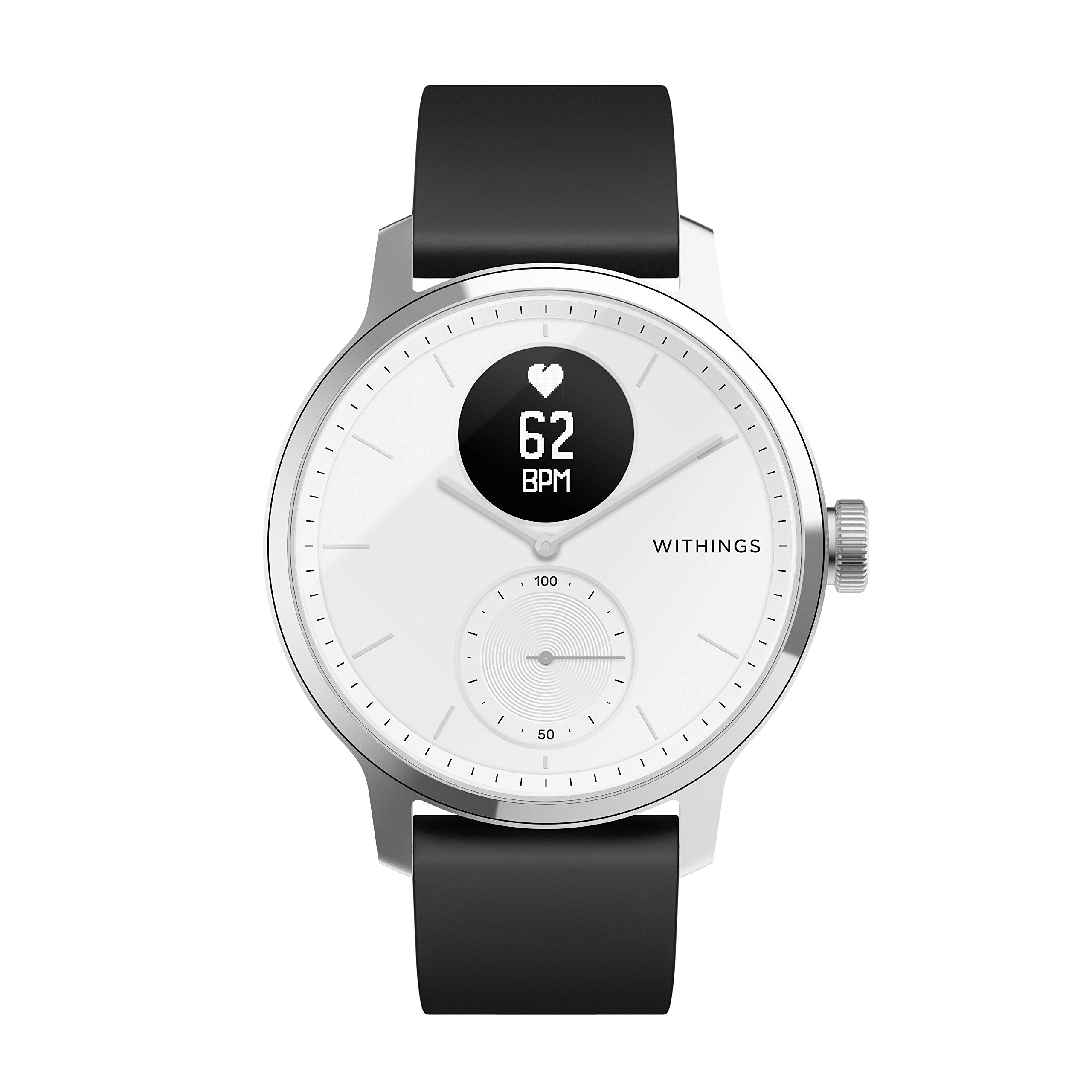 WITHINGS - Bracelet Premium en fluoroélastomère spécial Sport pour ScanWatch, Steel HR, Steel HR Sport, Move ECG, Move et Steel