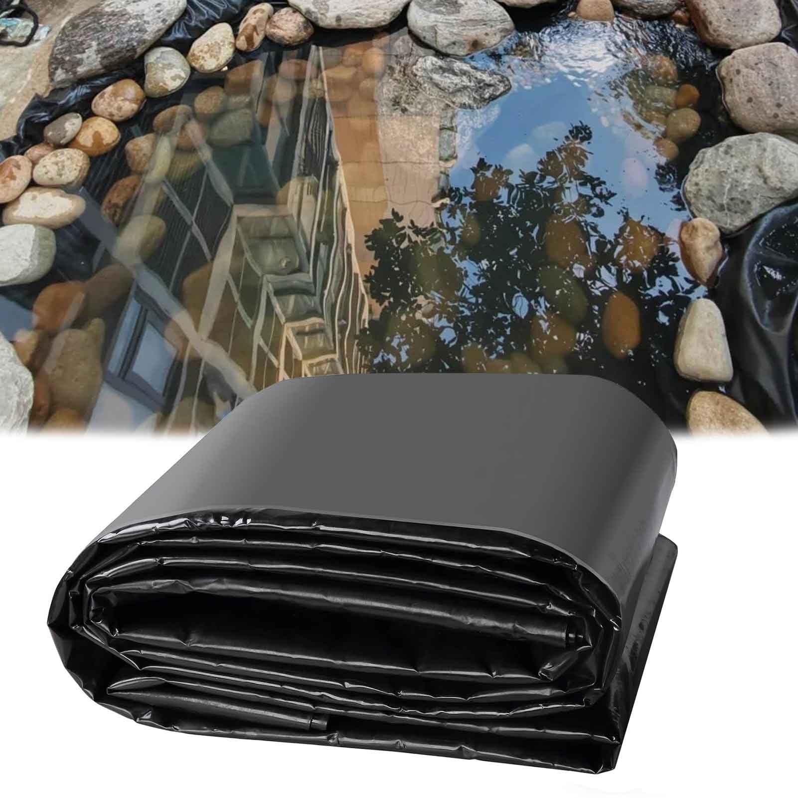 Bâche en caoutchouc pour étang anti-fuite membrane pliable 8x10m