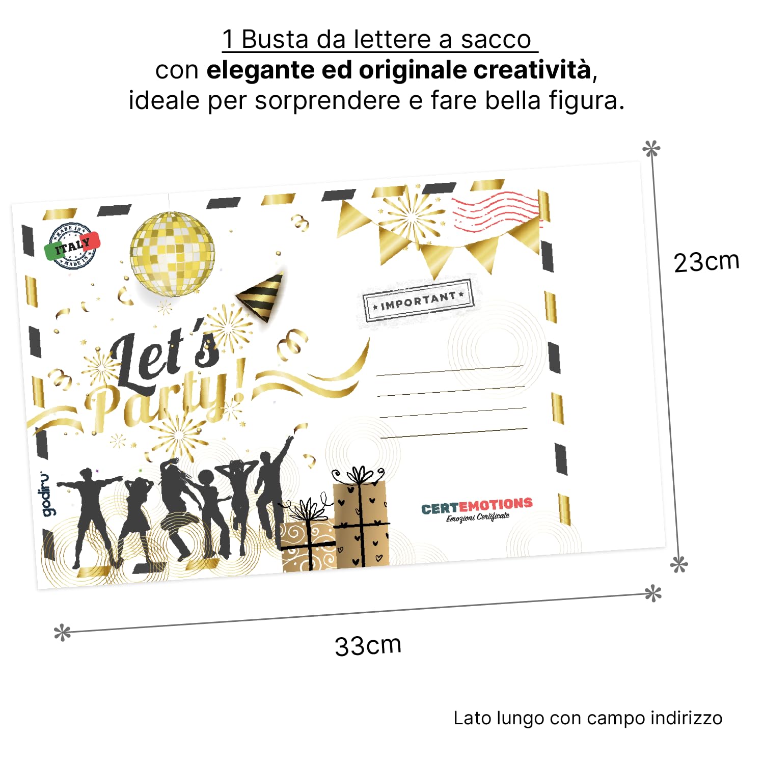 Godiru Certificato idea regalo Compleanno