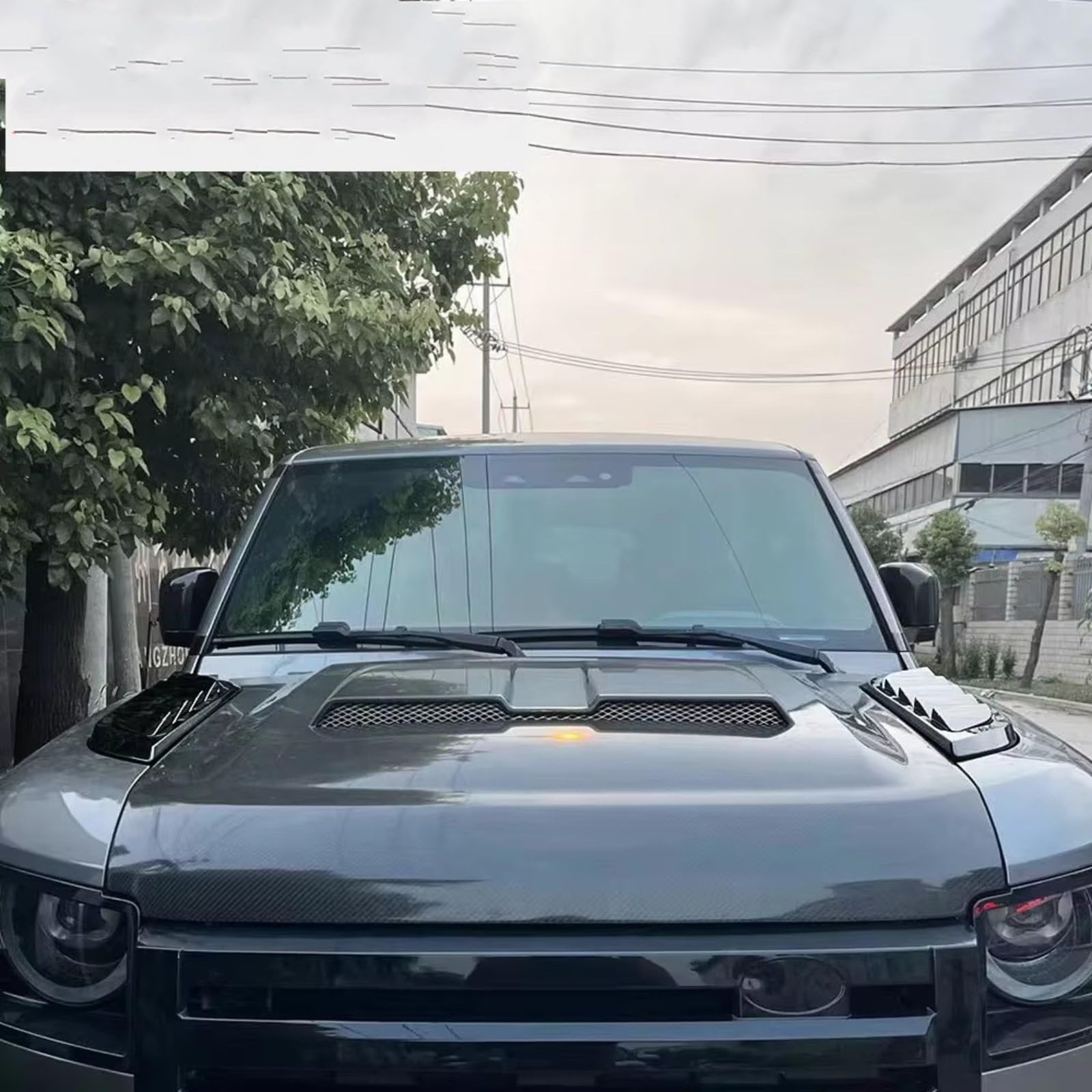 Rejillas Capó Coche Compatible Con Land Para Rover Para Defender 90 110 L663 2020-2024 Accesorios Capó Cubiertas Ventilación Para Coche