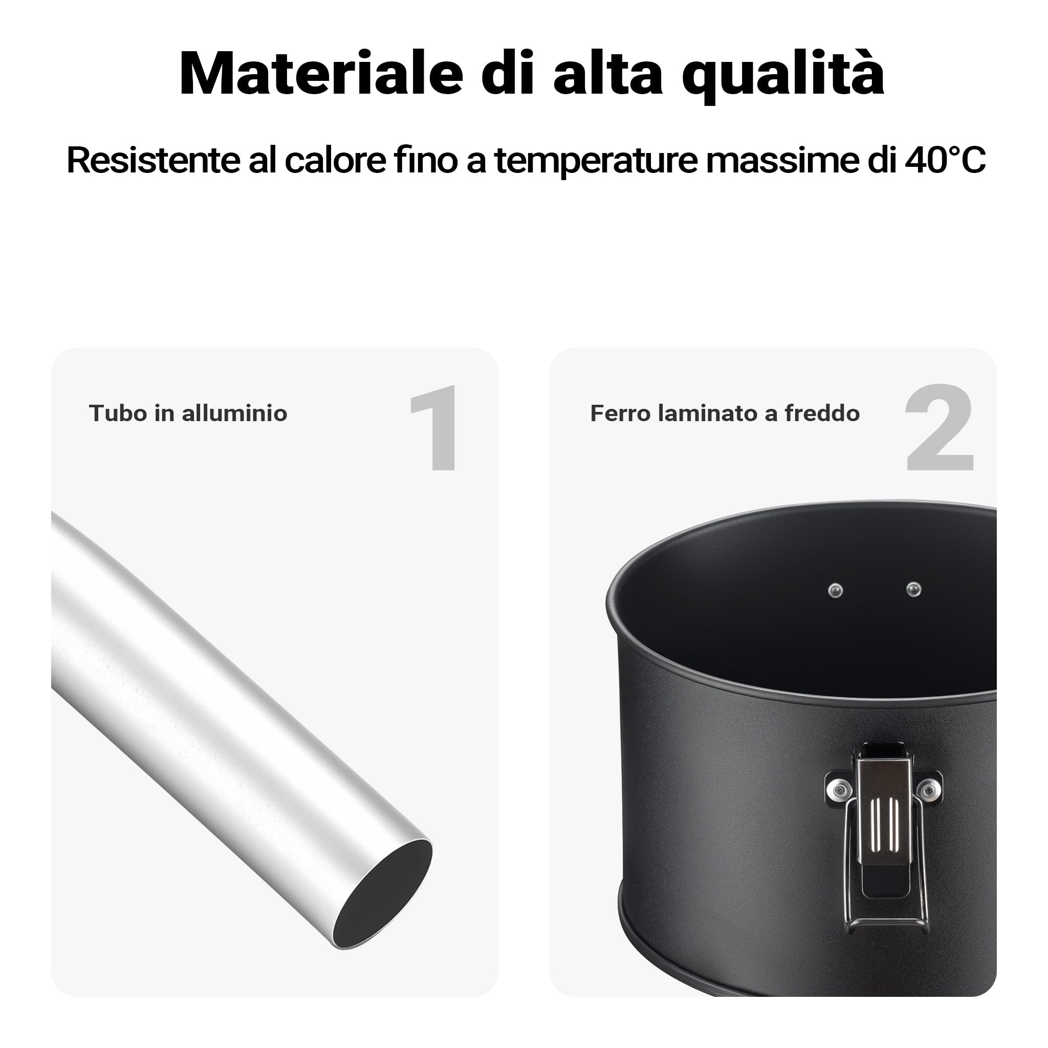 Wiltec Aspiraceneri portatile 600 W con filtro HEPA, Bidone da 4l, Mini aspiratore cenere camino