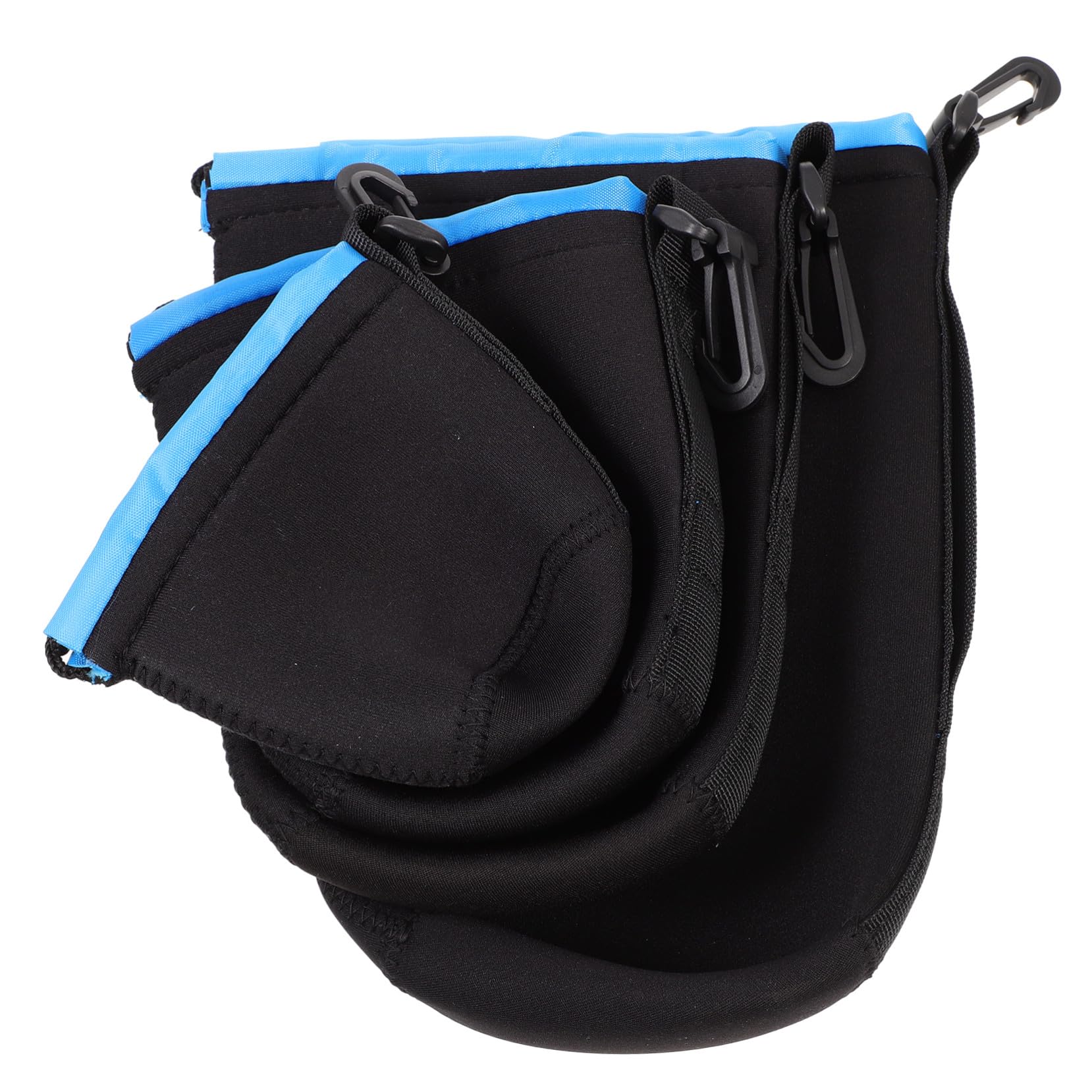 Veemoon 2 Series Estuche para Lentes De Cámara De Neopreno De Fundas Protectoras Resistentes con Cierre para Fotógrafos Profesionales Y Aficionados 4 Piezas*2