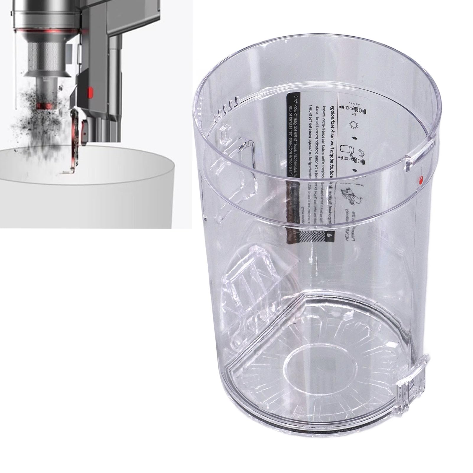 Contenitore di Polvere per aspirapolvere Portatile Senza Fili P10 P11 P10PRO, Parti di Ricambio della Tazza di Polvere per aspirapolvere Accessori per