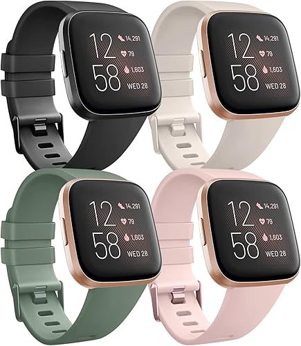 VANCLE Correas para reloj inteligente Fitbit Versa 2Fitbit Versa SEFitbit Versa Lite para mujeres y hombres, correa deportiva de repuesto para reloj VANCLE Correas para reloj inteligente Fitbit Versa 2Fitbit Versa SEFitbit Versa Lite para mujeres y hombres, correa deportiva de repuesto para reloj