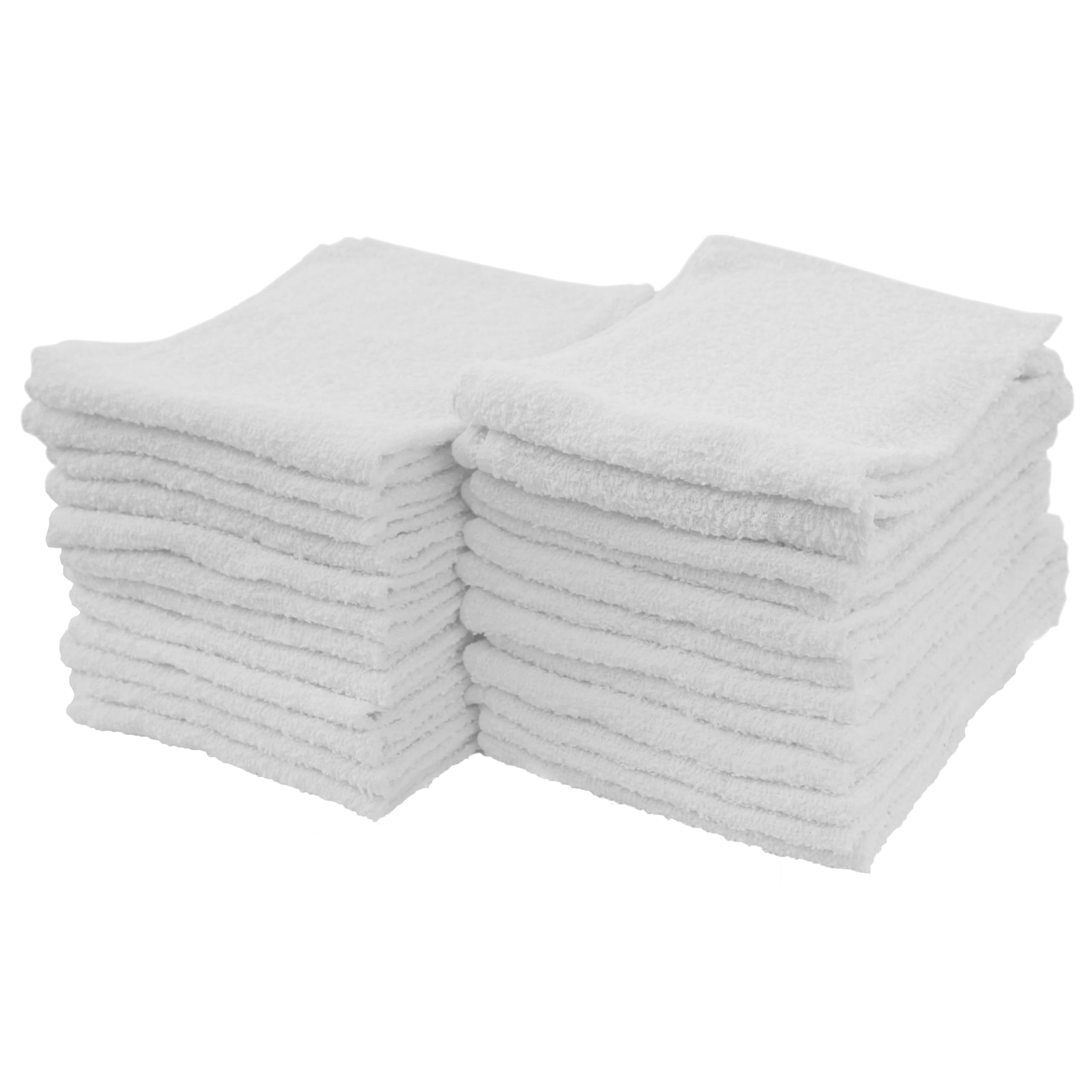 S T INC Multipurpose Cotton Terry Cleaning Towels for Home Car Automotive and Garage Cleaning Supplies 14 Inch